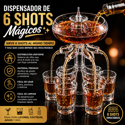 RondaMágica™- Dispensador de 6 Shots Mágicos